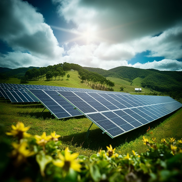 Commercial Solar Example Vineyard and Ranches